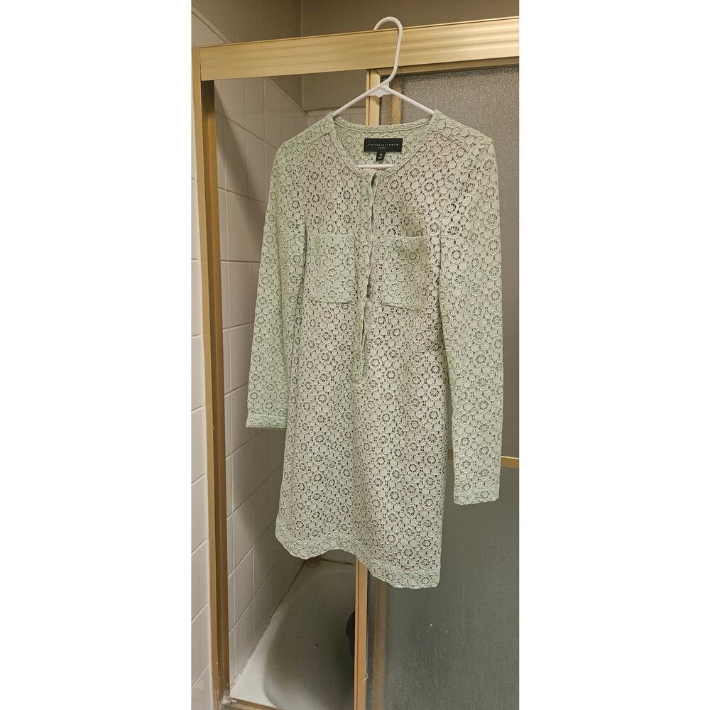 Victoria Beckham for target unworn green lace dress wedding guest NEW